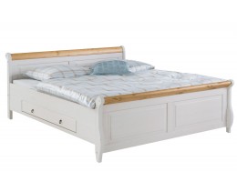 Кровать двуспальная Мальта с ящиком - 160х200 (массив) 