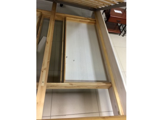 Кровать двуспальная Мальта с ящиком  - 140х200  (массив сосны) 