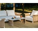 "Мальдивы" лаунж-зона из искусственного ротанга, цвет соломенный (К)