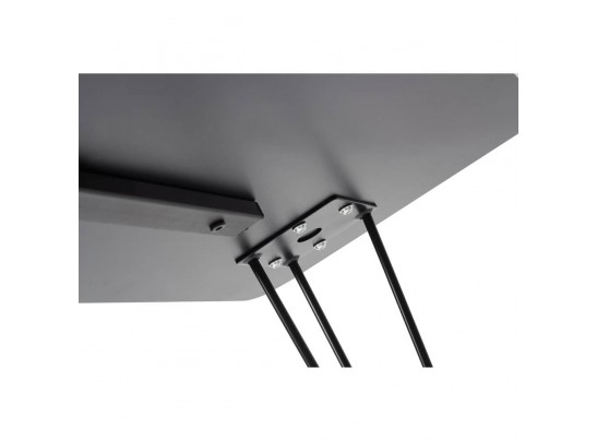 Стол Solution 120x80х75,5см, серый мрамор