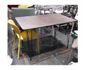 Стол Solution 120x80х75,5см, серый мрамор