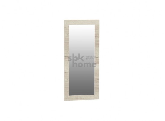 Зеркало 450 ПМ-9, Мале (450*20*980) Дуб галифакс белый, 50508