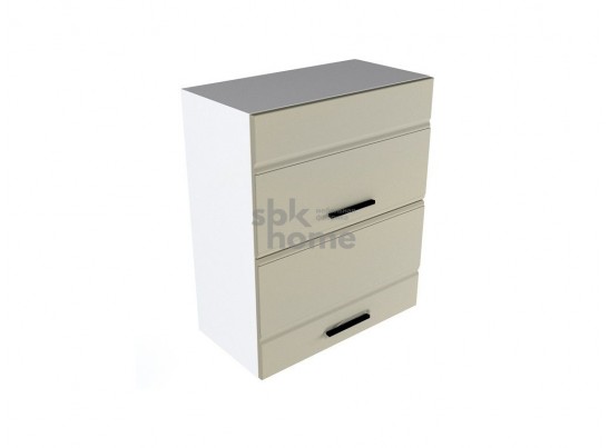 Шкаф горизонтальный ШГ-60Г, Канзас (600*320*720) Капучино Софт, 20925