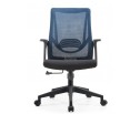 Кресло офисное,вращающееся LJ-2201В BLUE+BLACK  (610*500*1070), LJ-2201В BLUE+BLACK ИМП