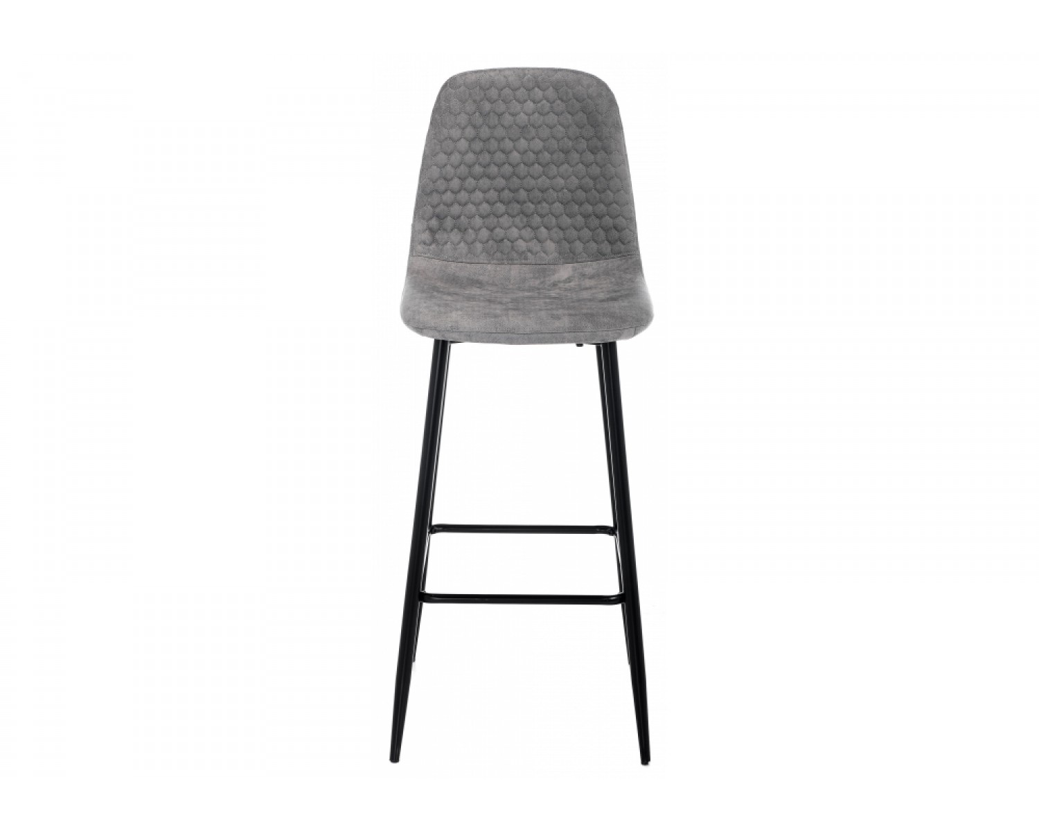 Барный стул Drop black / grey