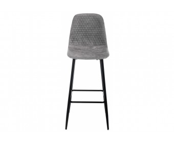 Барный стул Drop black / grey