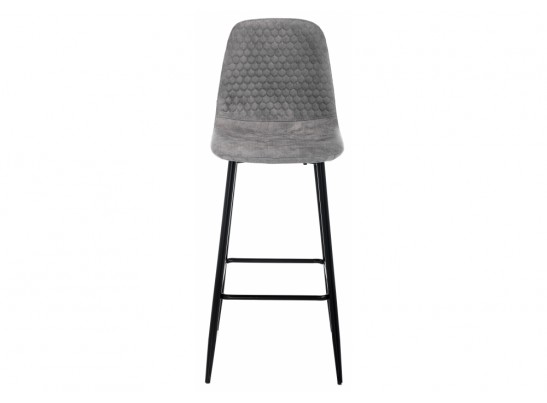 Барный стул Drop black / grey