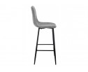 Барный стул Drop black / grey