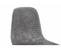 Барный стул Drop black / grey