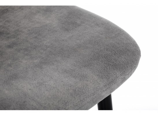 Барный стул Drop black / grey