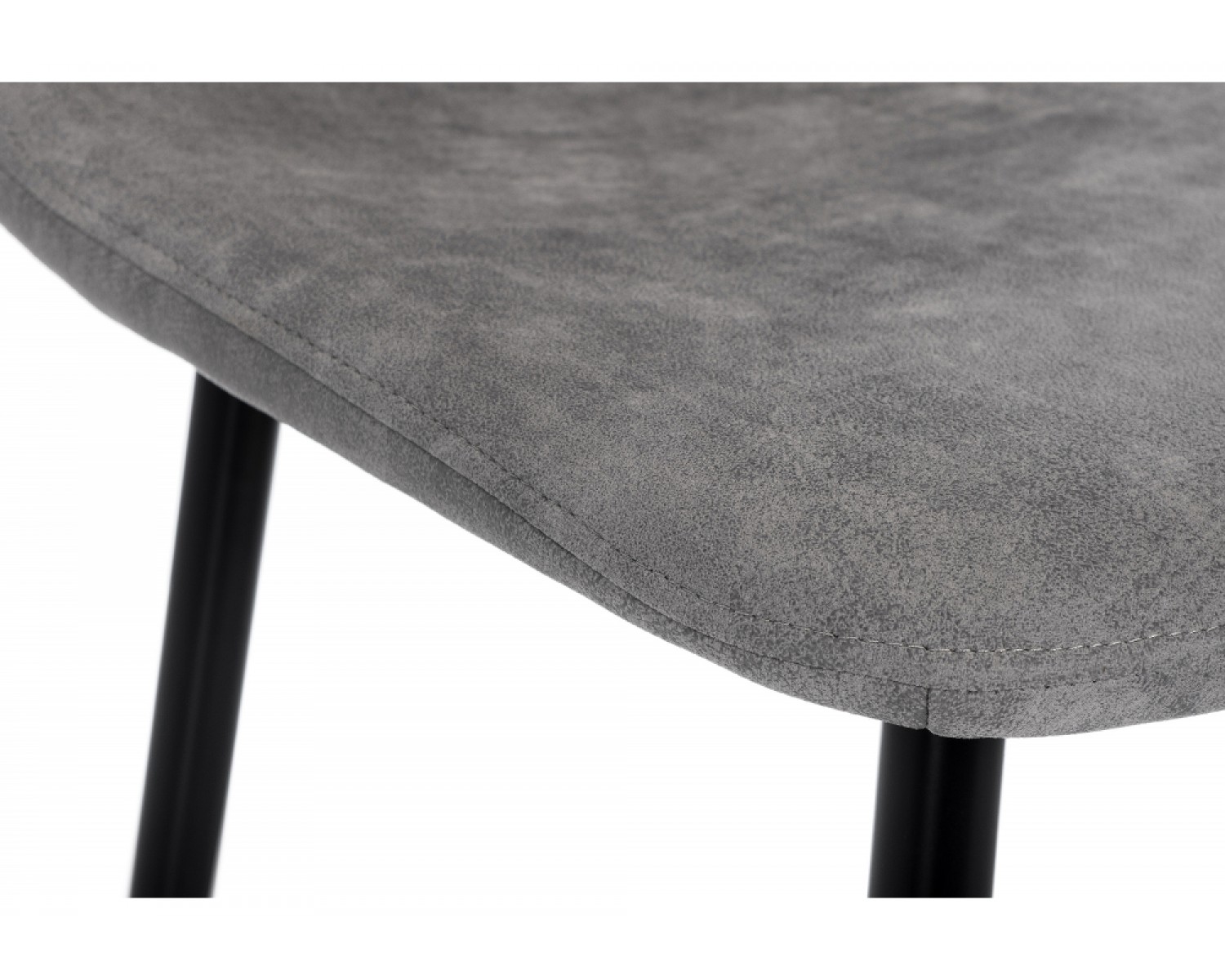 Барный стул Drop black / grey