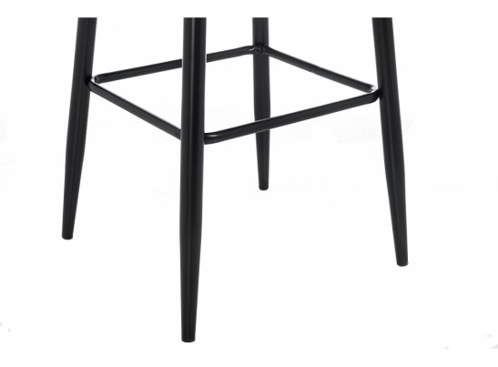 Барный стул Drop black / grey