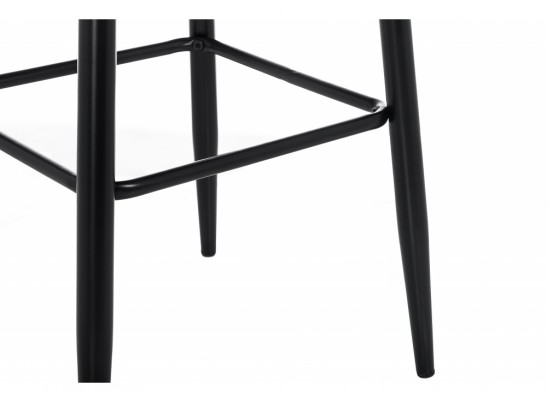 Барный стул Drop black / grey