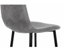 Барный стул Drop black / grey
