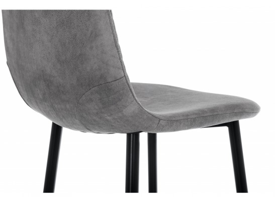 Барный стул Drop black / grey