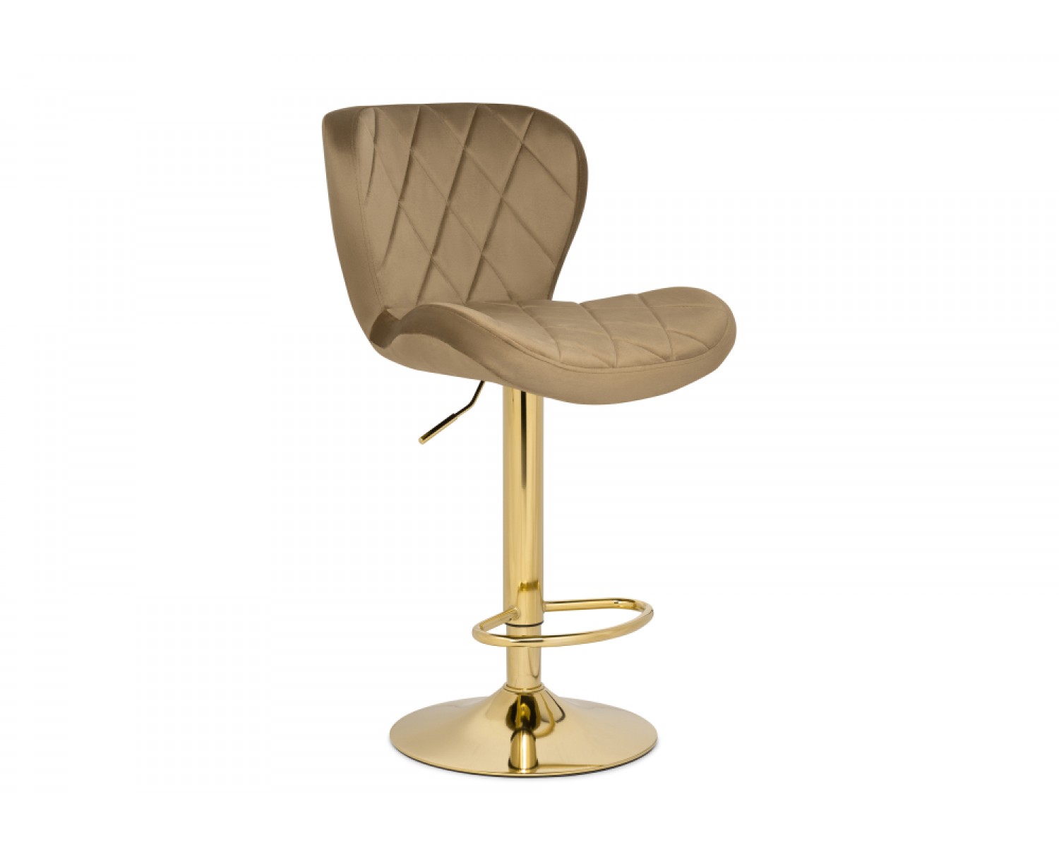 Барный стул Porch dark beige / golden