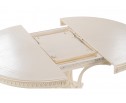 Деревянный стол Нозеан бежевый / золото