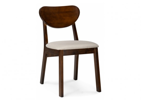 Деревянный стул Loid dirty oak / light beige