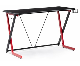 Компьютерный стол Kolman 120х60х76 black / red