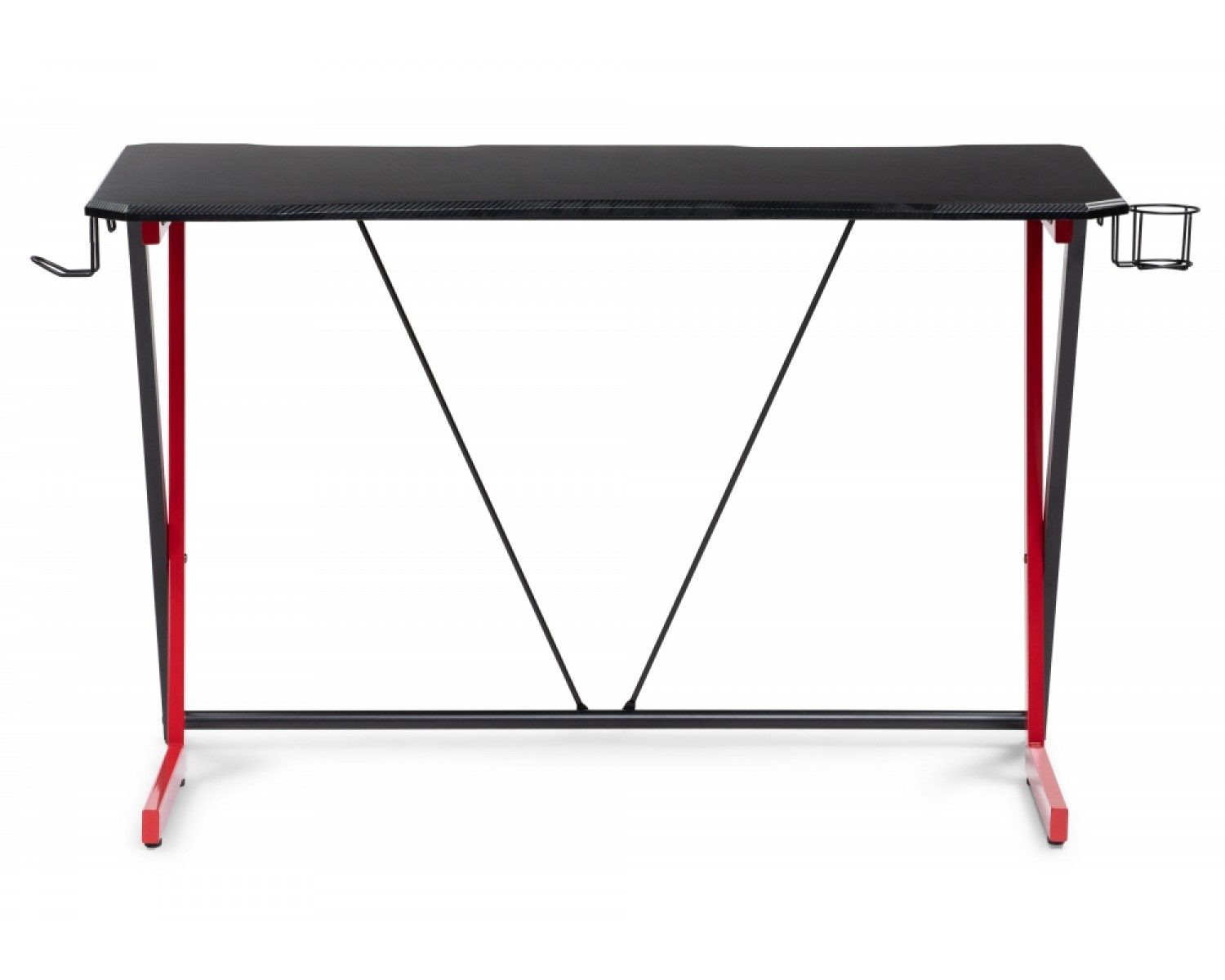 Компьютерный стол Kolman 120х60х76 black / red