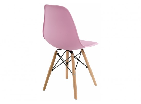 Пластиковый стул Eames PC-015 light pink