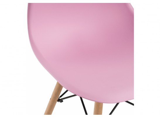 Пластиковый стул Eames PC-015 light pink