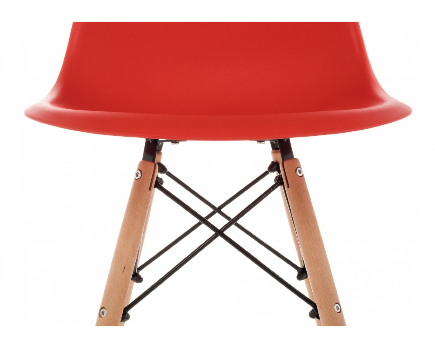 Пластиковый стул Eames PC-015 красный