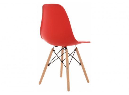Пластиковый стул Eames PC-015 красный