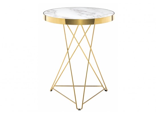Стол Milena white / gold