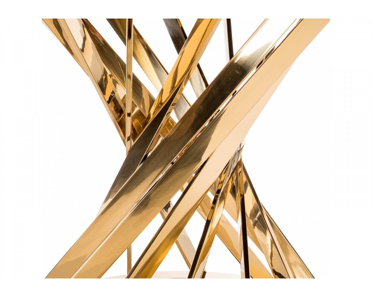 Стол Twist gold / black