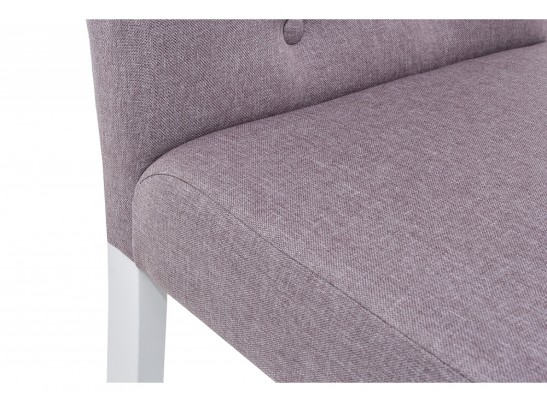 Стул Amelia white / fabric fog