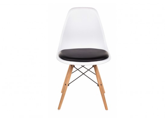 Стул Eames PC-011 белый / черный