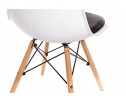 Стул Eames PC-011 белый / черный
