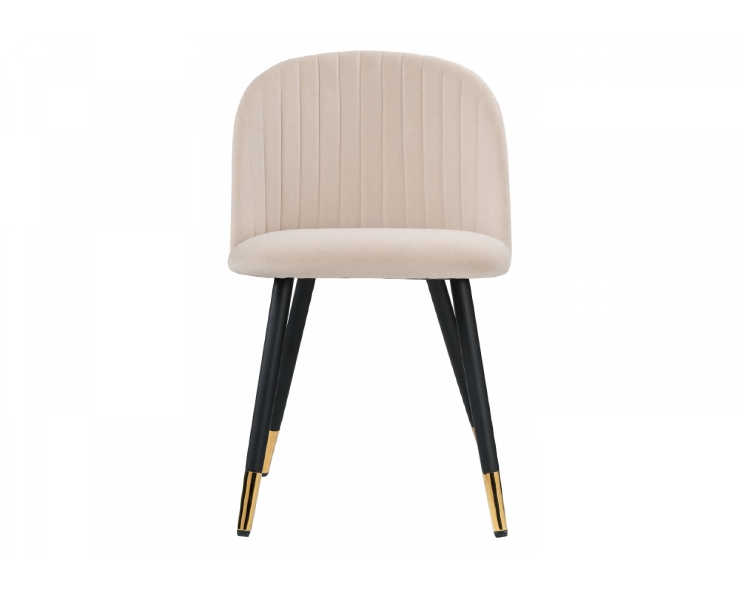 Стул на металлокаркасе Gabi beige / black / gold