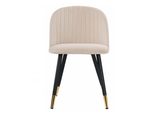 Стул на металлокаркасе Gabi beige / black / gold