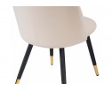 Стул на металлокаркасе Gabi beige / black / gold