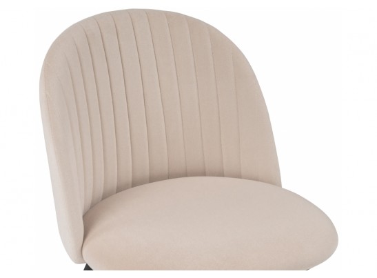 Стул на металлокаркасе Gabi beige / black / gold