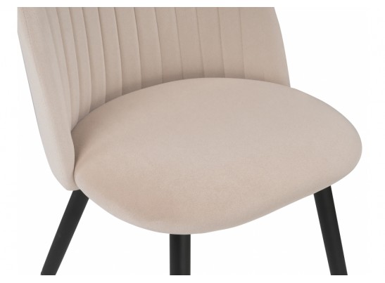 Стул на металлокаркасе Gabi beige / black / gold