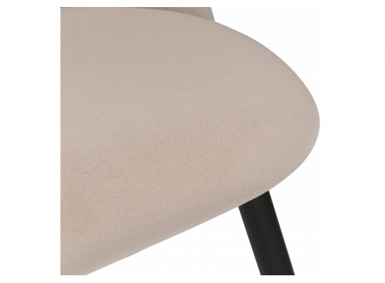 Стул на металлокаркасе Gabi beige / black / gold