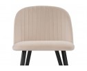 Стул на металлокаркасе Gabi beige / black / gold