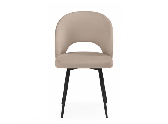 Стул на металлокаркасе Курбис 360 бежевый (zd 210) / черный