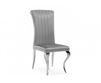 Стул на металлокаркасе Lund dark grey / steel
