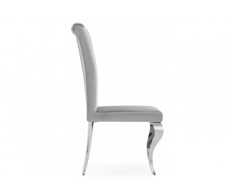 Стул на металлокаркасе Lund dark grey / steel