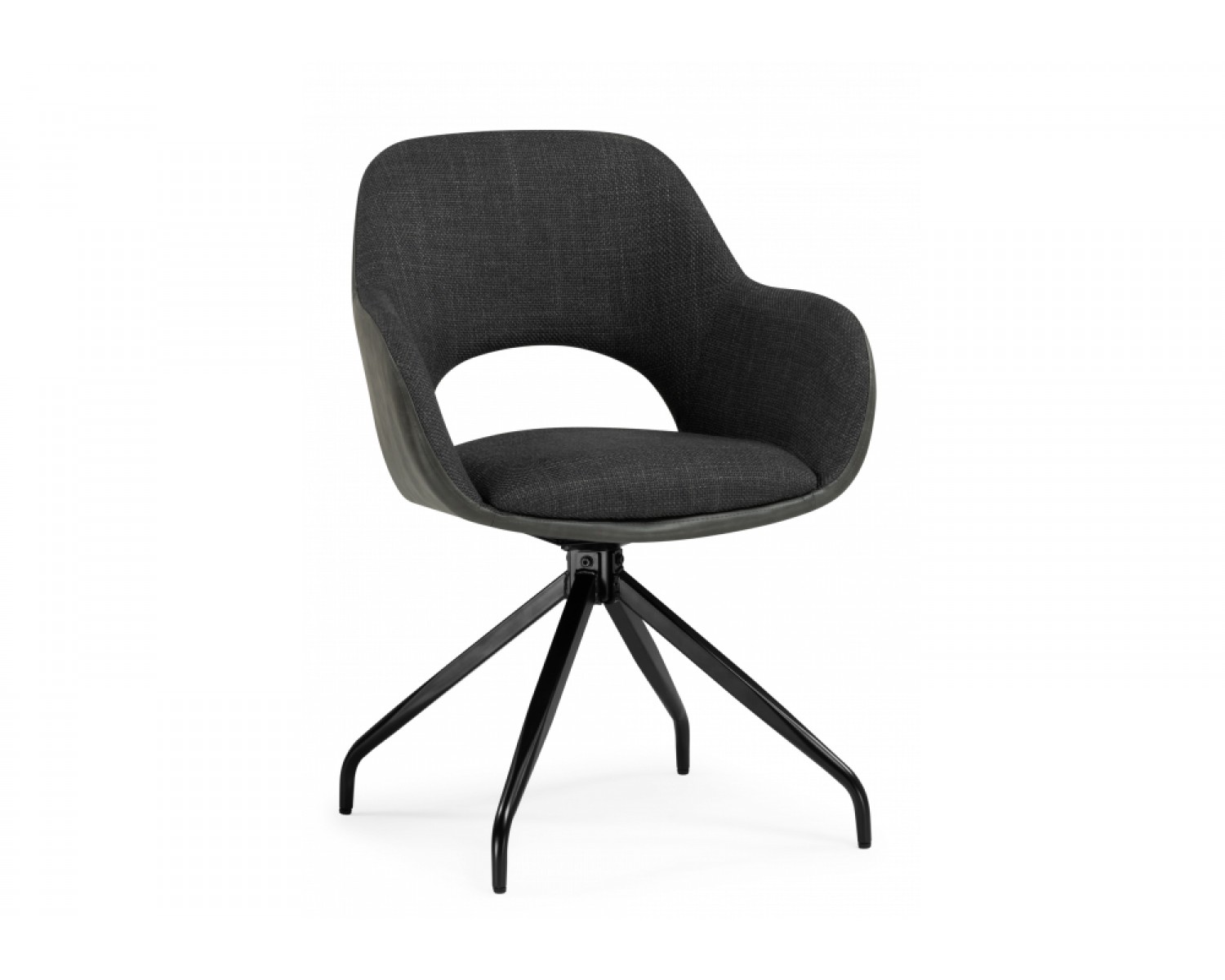 Стул на металлокаркасе Memfis graphite / black