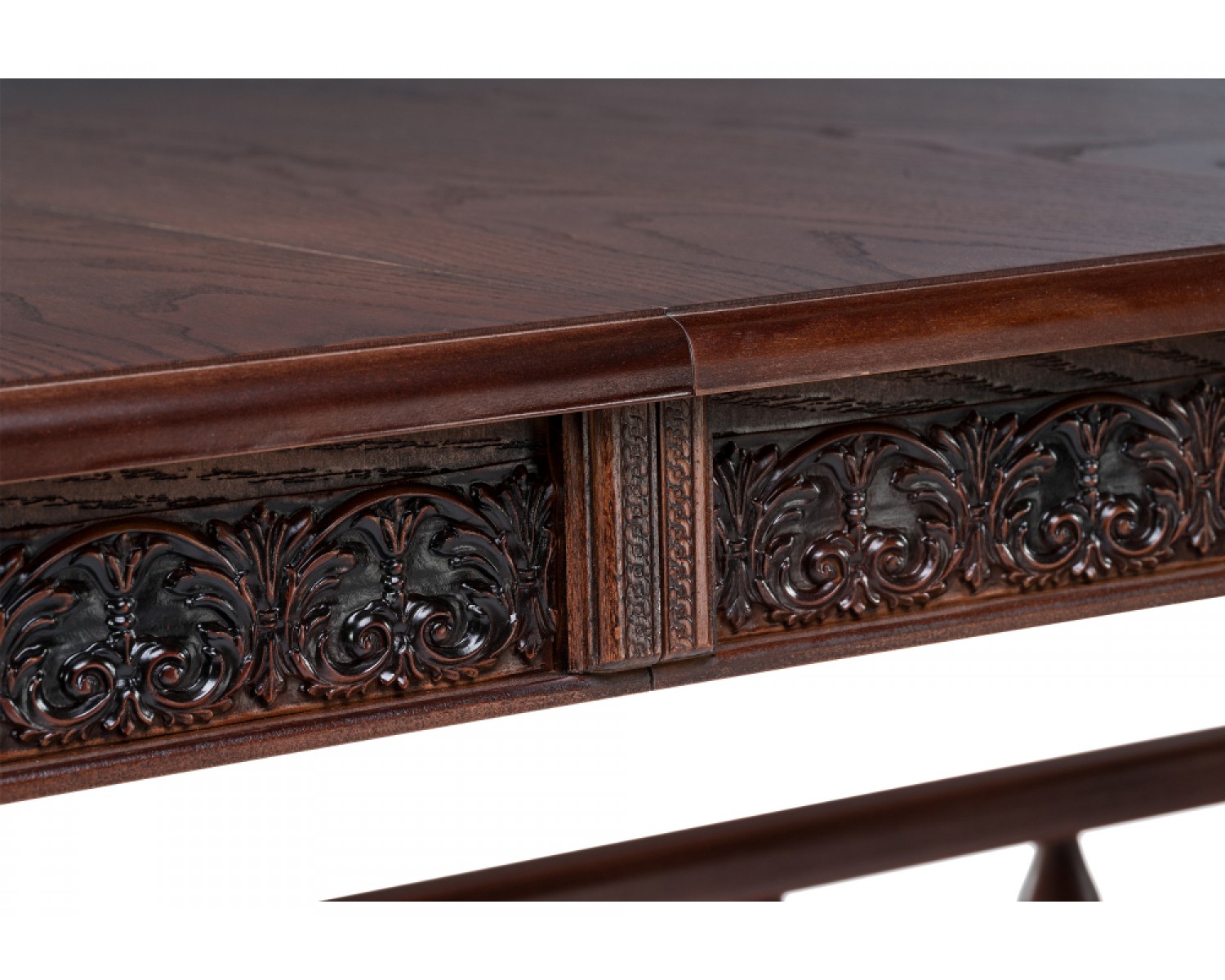 Деревянный стол Кассиль орех / коричневая патина