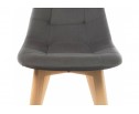 Деревянный стул Filip dark gray / wood