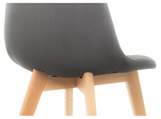 Деревянный стул Filip dark gray / wood