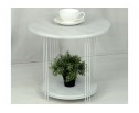 Кофейный столик SHT-CT32-1 бетон лофт / белый муар