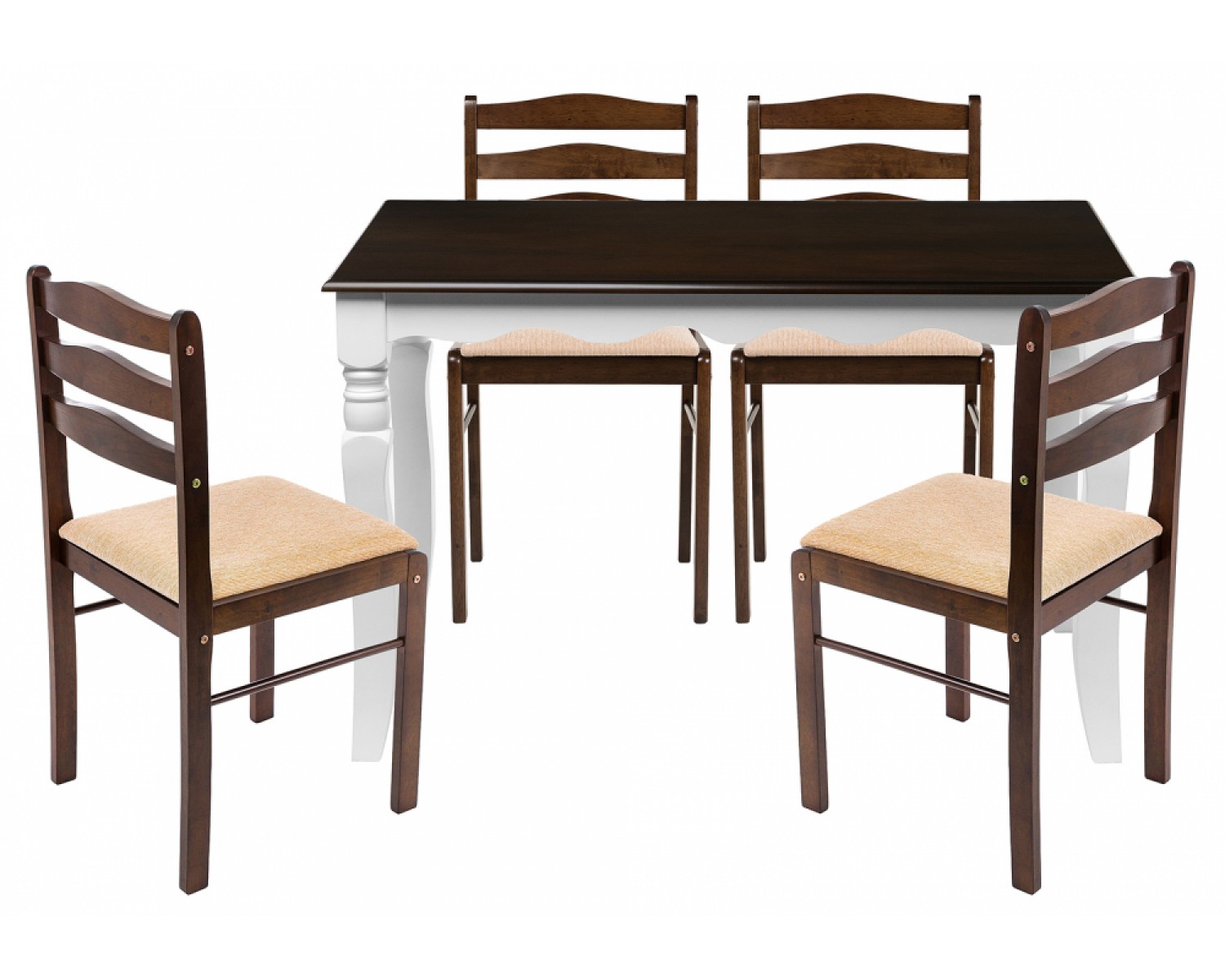 Обеденная группа Хамад dirty oak / white / oak