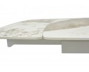 Стол Rivoli gloss luxury pandora sintered stone / white